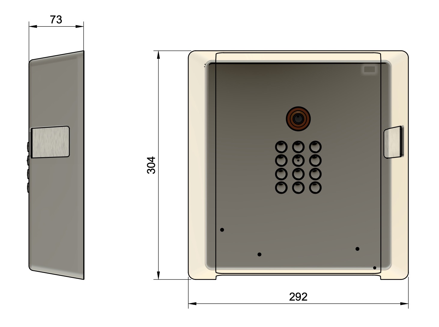 LivionKey20 Front Side Schematic